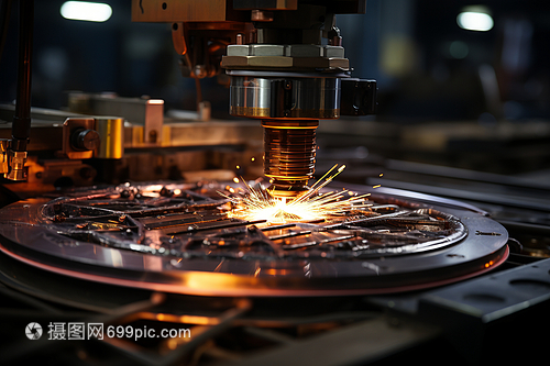 金属焊接的特写 精准、强度与创造的交汇点